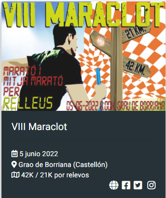 IX MARACLOT-MARATÓ PER RELLEUS 05/06/2022