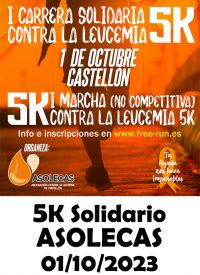 5K Solidario ASOLECAS 01/10/2023