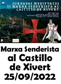MARCHA SENDERISTA  AL CASTiLLo DE XIVERT 25/09/2022